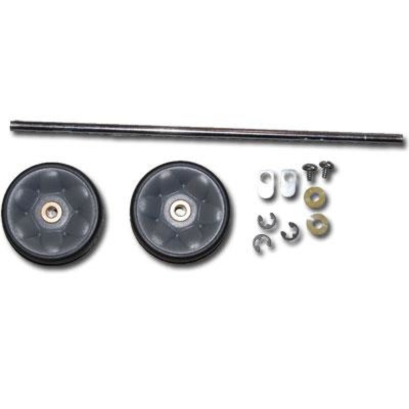 Carpet Pro Complete Rubber Rear Wheel Assembly - Serial # Starting With 9C007576 - Vacuum Wheel