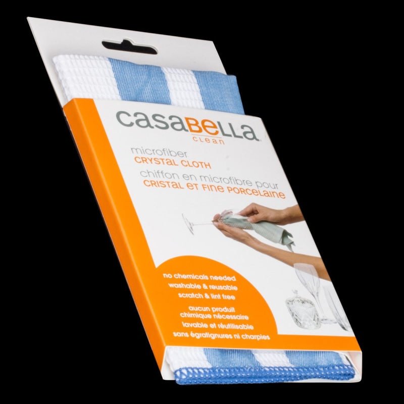 Casabella Microfiber Cleaning Cloth For Crystal And Fine China - Cleaning Products