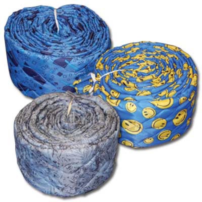 Central Hose Sock 10’ Padded Dark Blue Light Blue And Happy Face - Hose Cover