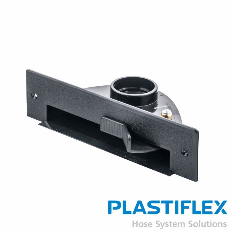 Central Vacuum Sweep Inlet - Black Flush Mount with Quicktrim Option ...