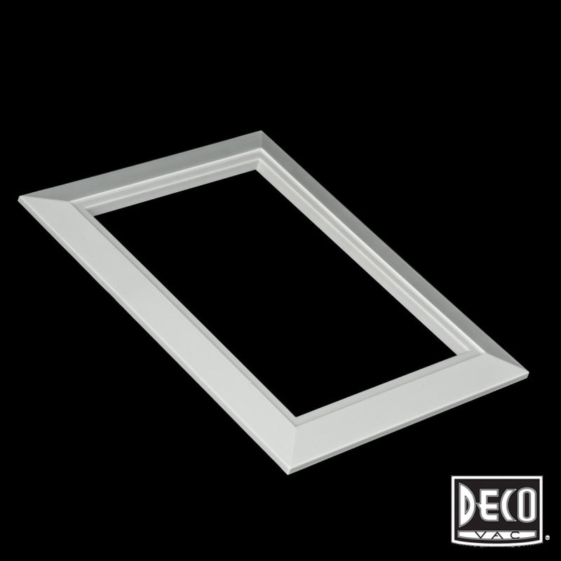 Deco Central Vacuum Wall Valve Trim Plate - Grey - Central Vacuum Parts