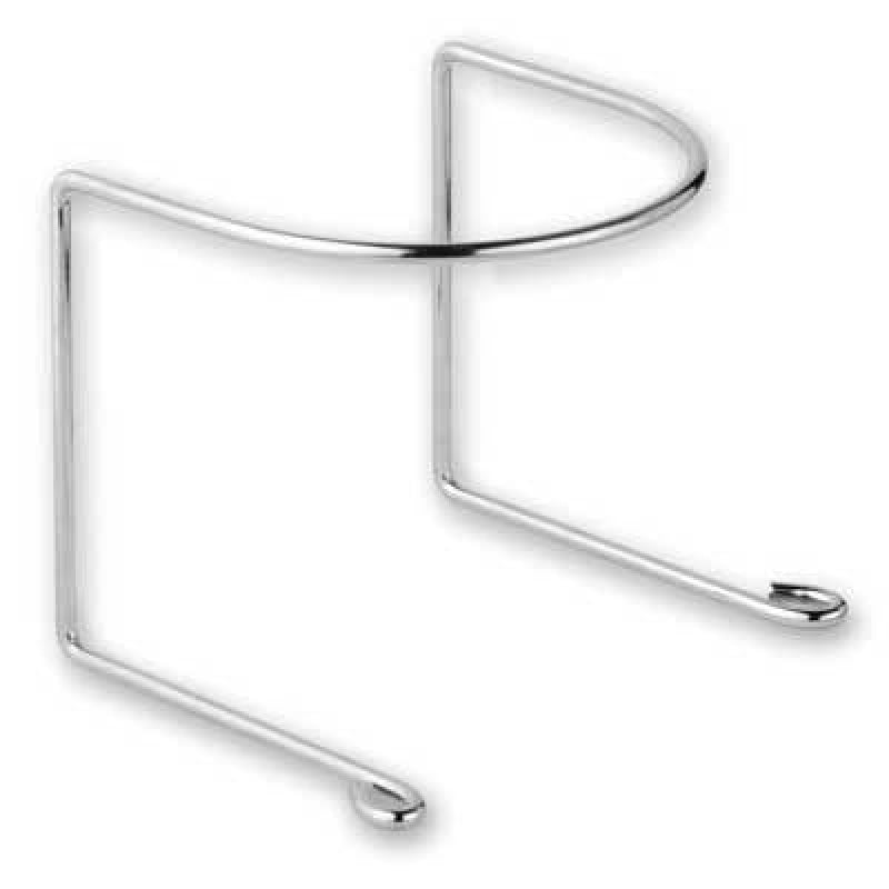 Central Vacuum Hose Hanger - Chrome Metal - Central Vacuum Parts