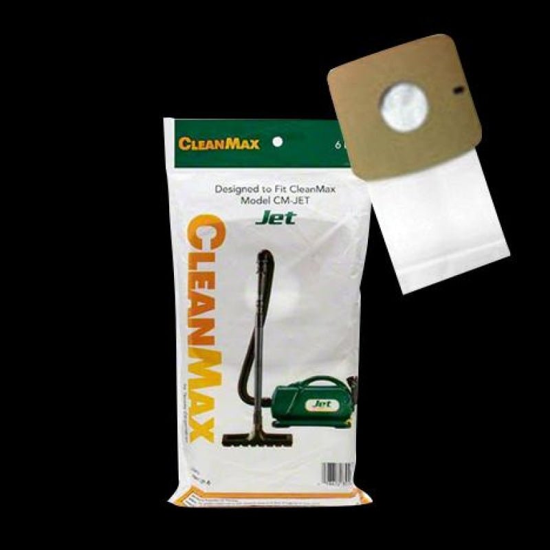 Cleanmax Jet Paper Bag 6-Pack With Charcoal Filter
