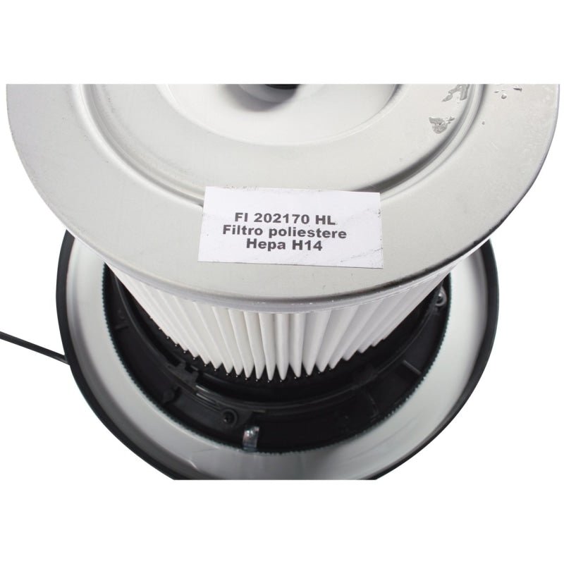 Critical Filter HEPA H-class Conductive Dust Collection Commercial Vacuum with 5 Stage Filtration & 2 Application Accessories - Commercial 
