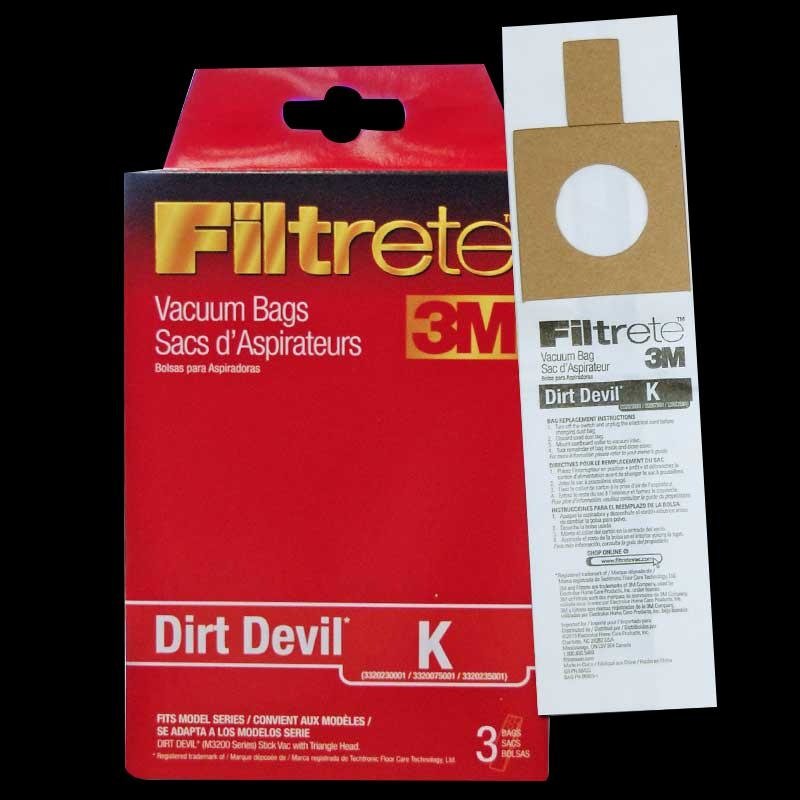 Dirt Devil Royal 3M Paper Bag Type K - Vacuum Bags