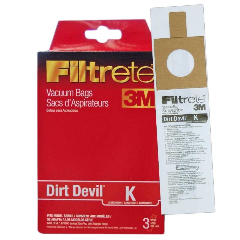 Dirt Devil Royal 3M Paper Bag Type K - Vacuum Bags