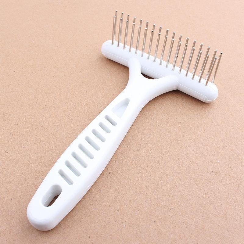 Double Row Grooming Rake Comb - Pet Products