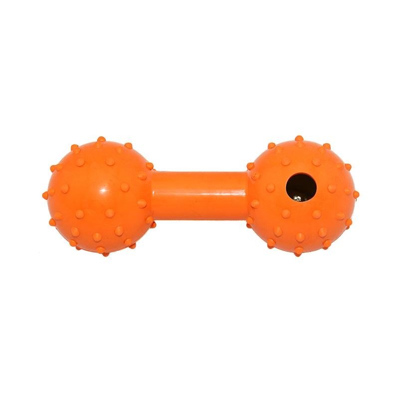 Dumbbell Chew Toy with Bell Inside - Pet Products