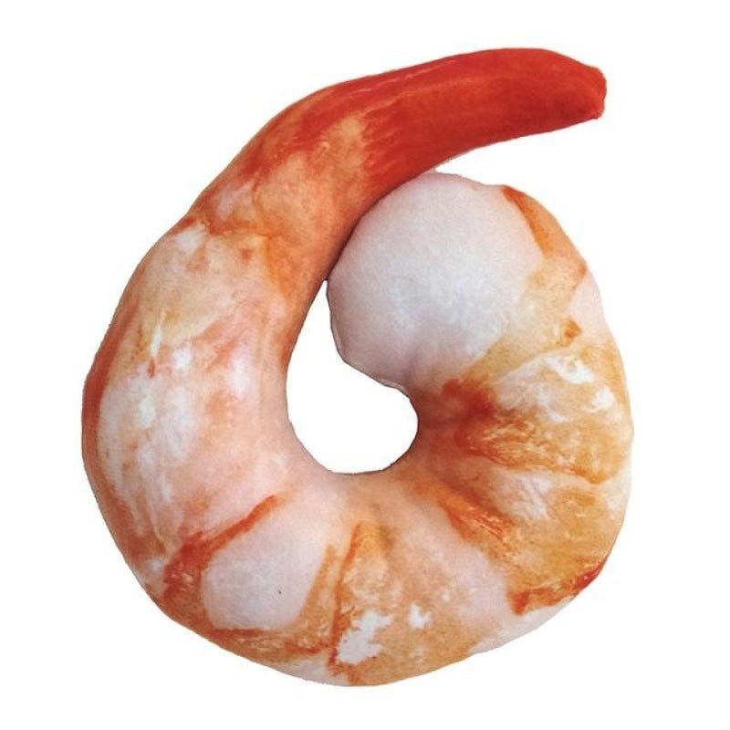 Durable Shrimp Squeaky Dog Toy - Pet Products