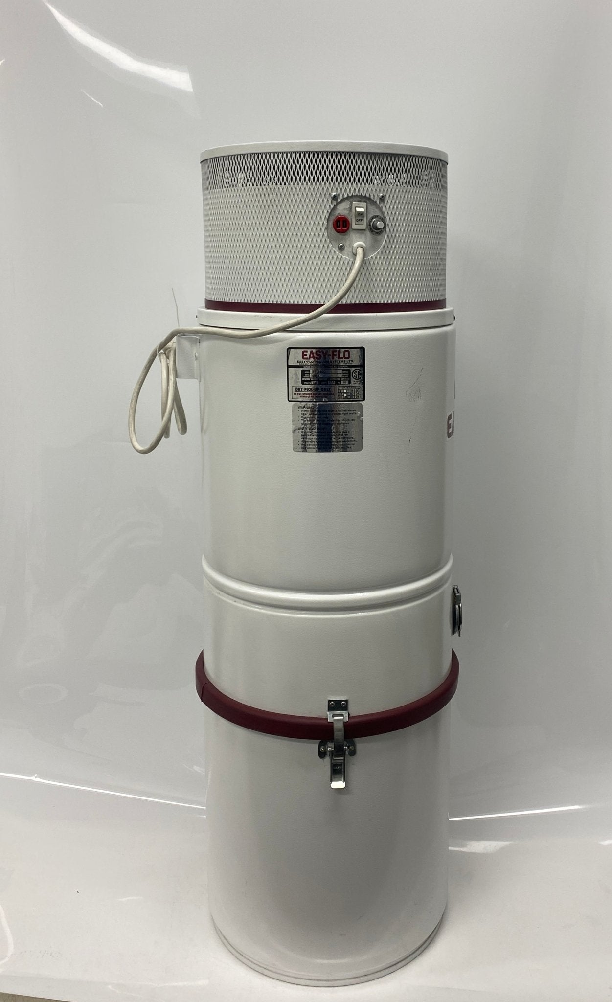 Efficient and Quiet Easy-Flo EF1600 Central Vacuum System with Self-Cleaning Filtration