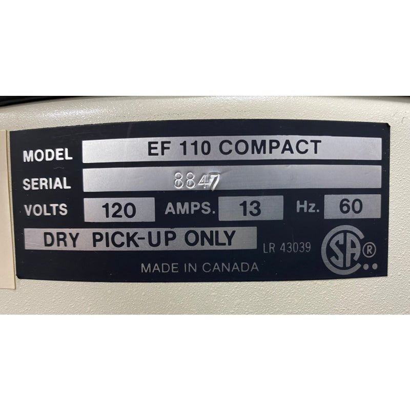 Easy-Flo EF-110 Compact Central Vacuum System - Smoking Deals