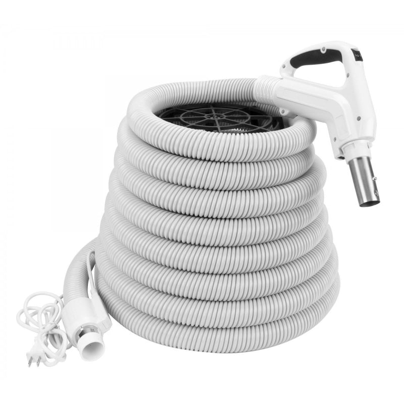 Electric Hose For Central Vacuum 30' Ergonomic Handle