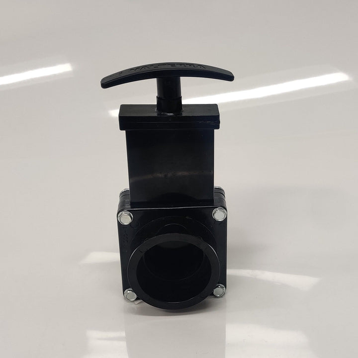 Esteam Ninja Gate Dump Valve 1 ½ Flange MPT Black