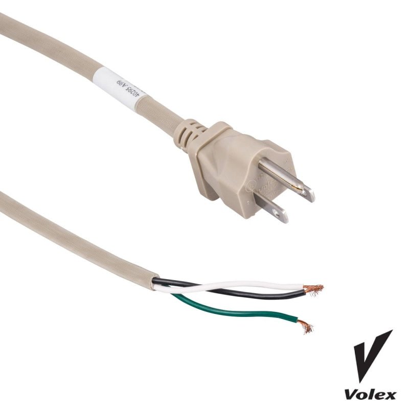 Eureka 18 Guage 3 Wire Beige Male End Only - 50 - Vacuum Cords
