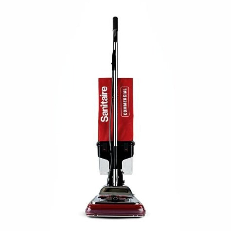 Eureka Sanitaire Upright Commercial Vacuum 12 Path Red/Chrome