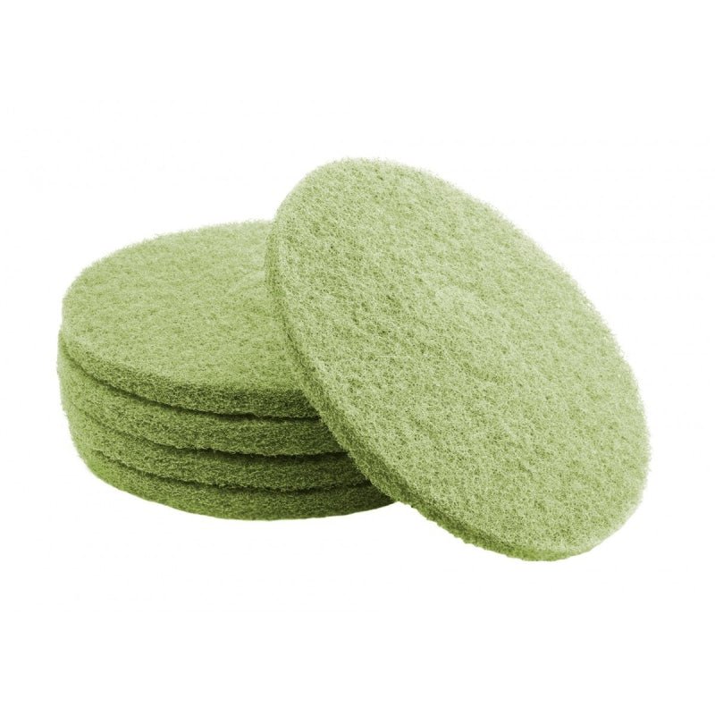 Floor Machine Pads for Super Scrub 16" Green Box of 5