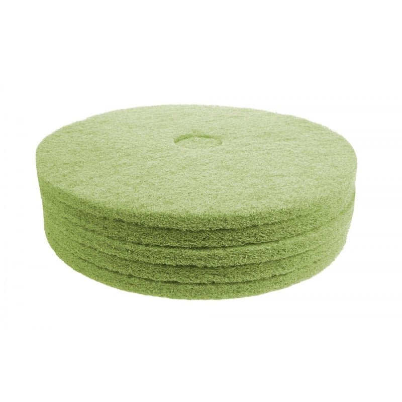 Floor Machine Pads for Super Scrub 20" Green Box of 5