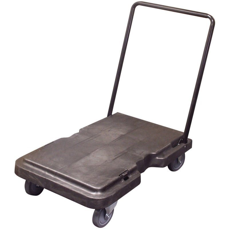 Folding Platform Trolley Metal Handle Dark Grey