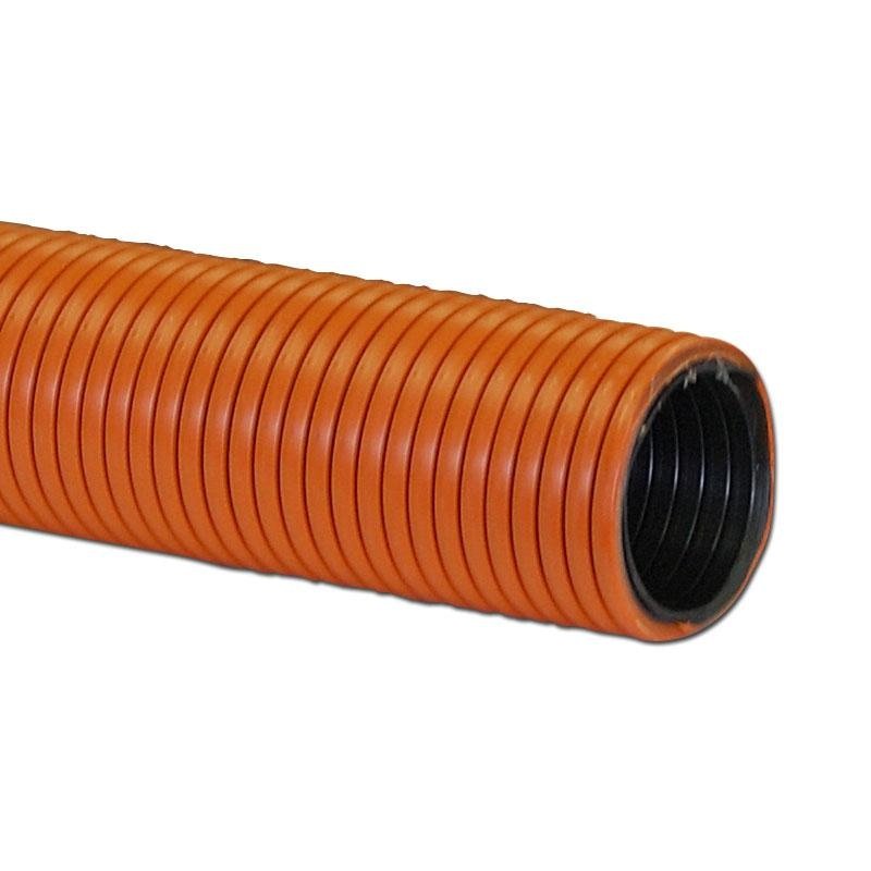 G-Vac Double Walled Heavy Duty Orange With Black Liner Crushproof Air Hose - 50 X 1 1/2 - Central Vacuum Hoses