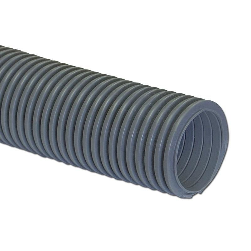 Grey Crushproof Air Hose - 50 X 1 1/2 - Central Vacuum Hoses