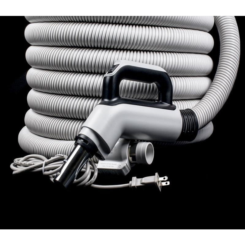 Plastiflex 30' Central Vacuum Electric Hose 24V - 110V