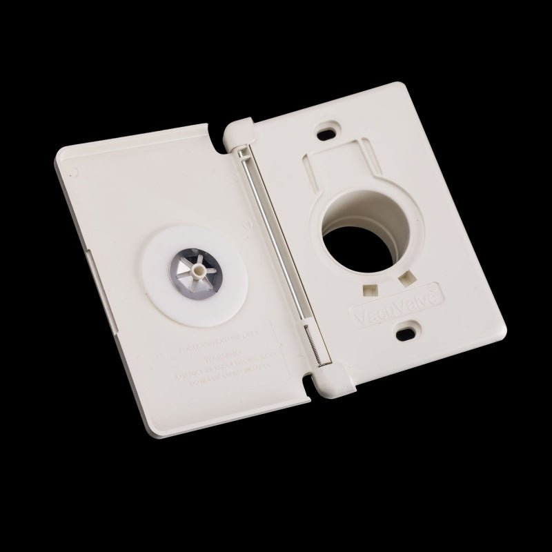 Hayden Central Vacuum Valve Full Door (Sideways Open) - Almond - Central Vacuum Parts