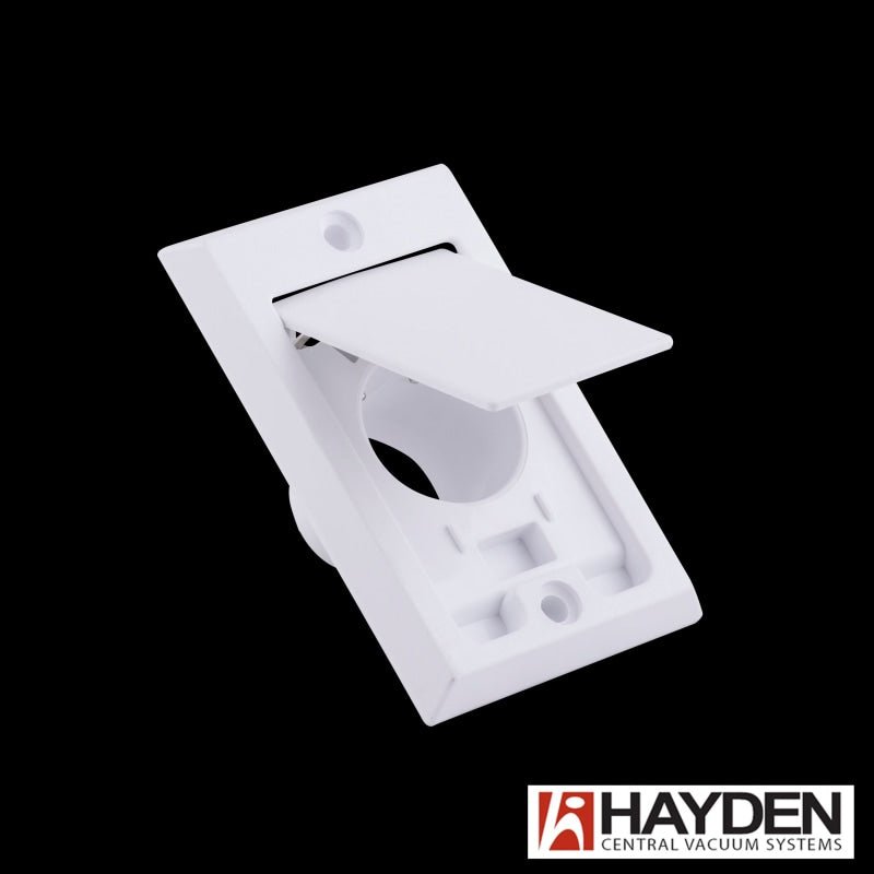 Hayden Central Valve Square Door - White - Central Vacuum Parts