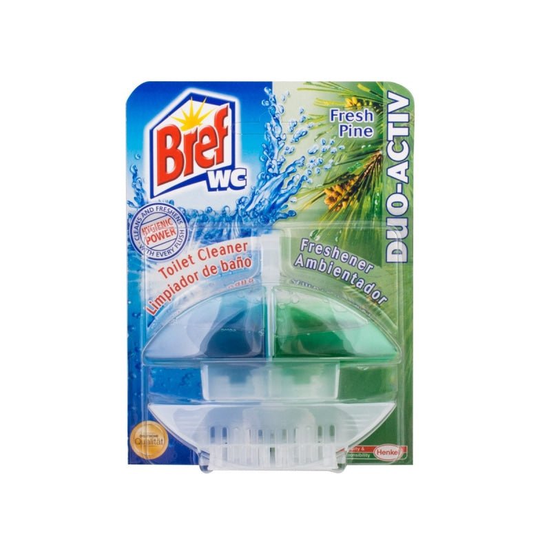 Henkel Bref Duo-Activ Toilet Cleaner And Freshener - Pine Scent 60Ml - Cleaning Products