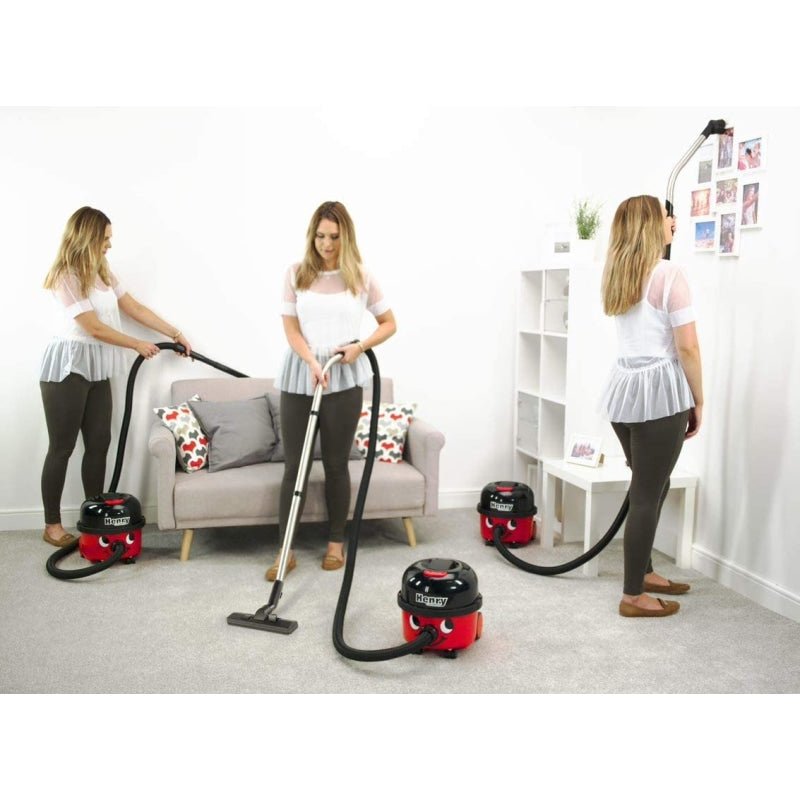 Numatic Henry Cordless Compact Canister Vacuum In Red - Canister Vacuum