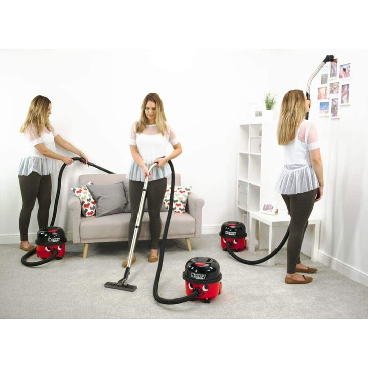 Numatic Henry Cordless Compact Canister Vacuum In Red - Canister Vacuum