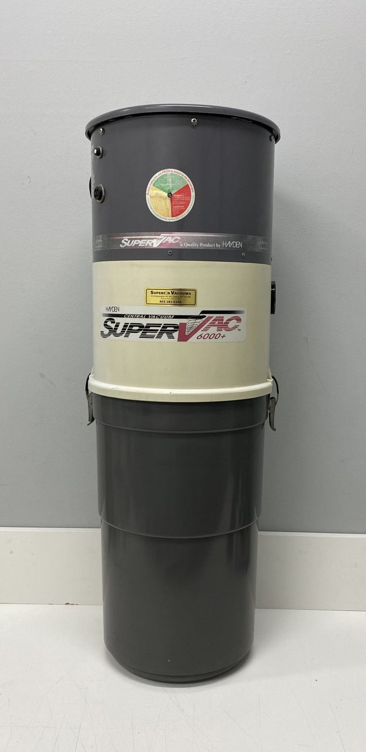 High-Powered Hayden SuperVac 6000+ Central Vacuum System with VACTRACK Prompting System