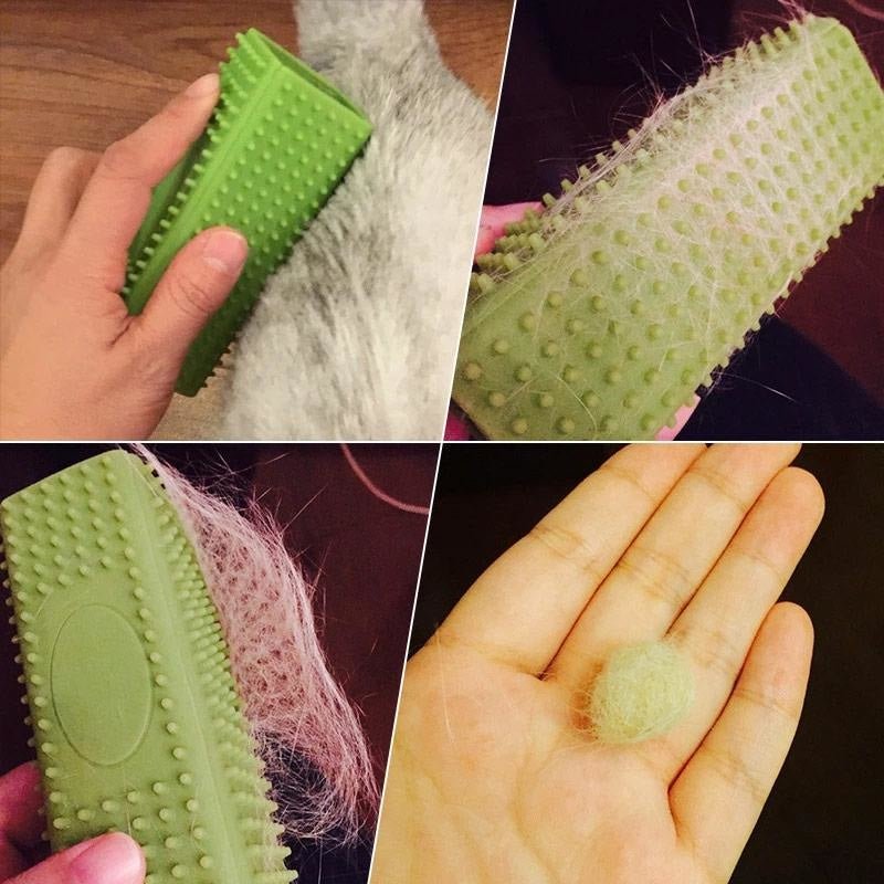Hollow Rubber Pet Hair Remover - Pet Products