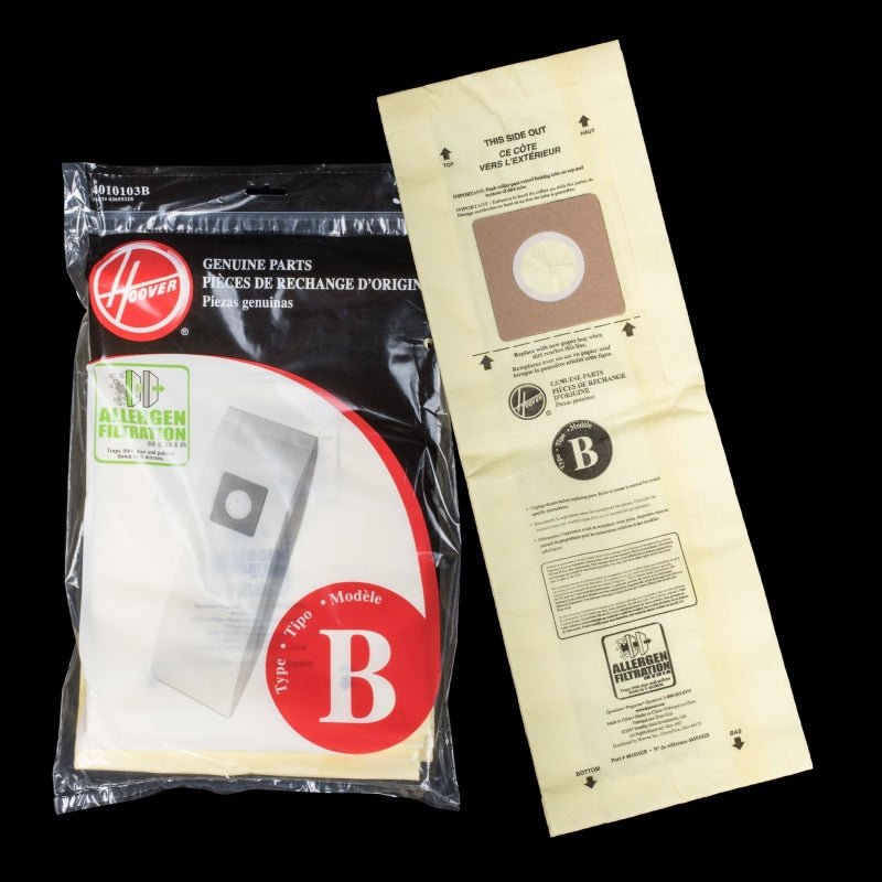 Hoover OEM Allergen Bag Type B 3 Pack - Vacuum Bags