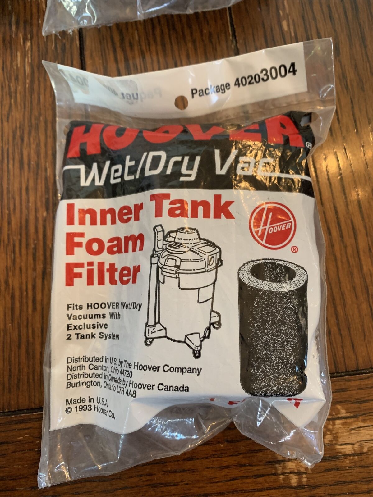 Hoover Wet/Dry Vac Inner Tank Foam Filter
