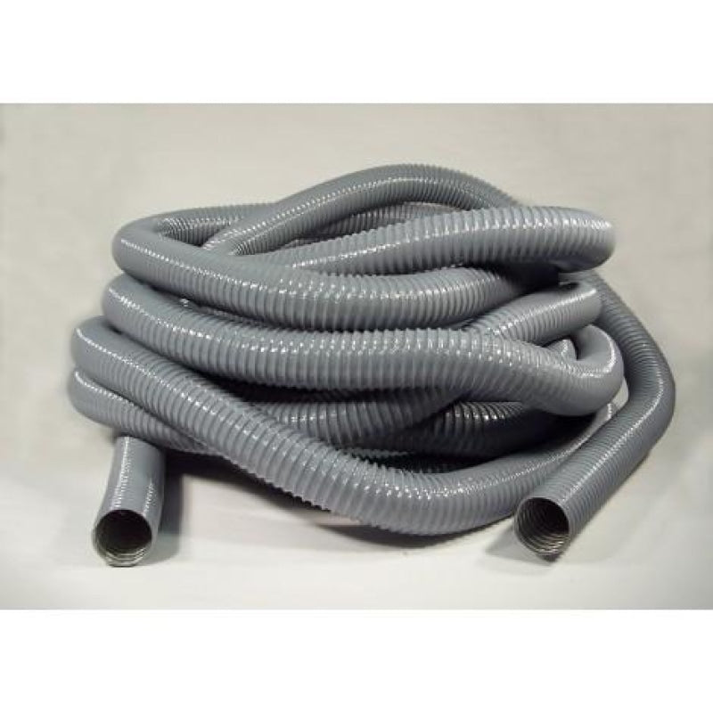 Hose For Central Vacuum 50' 2" dia Grey Metal ReinForced