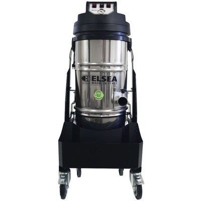 Industrial Grade Mobile & Fixed Location Commercial Two Motor Vacuum with Washable Poly Cartridge Filter & Commercial Accessories - 