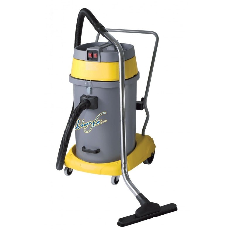 Johnny Vac JV59 15 Gal Wet/Dry Dual Motor Commercial Canister Vacuum - Commercial Vacuum