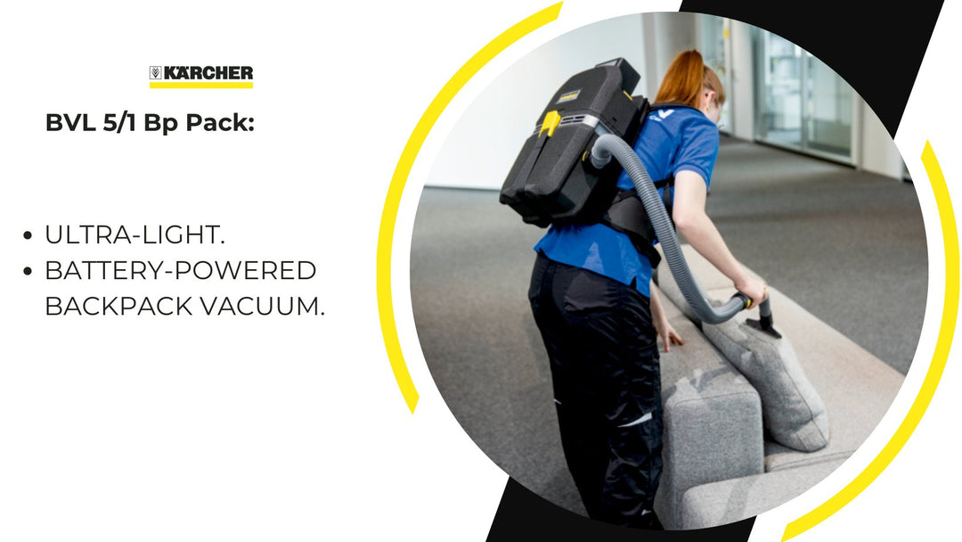 Karcher Battery-powered dry vacuum cleaner BVL 5/1 Bp Pack - Backpack Vacuums