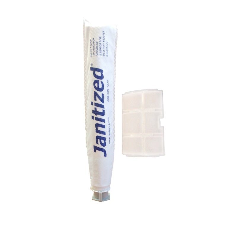 Karcher ProChem PV12/Sebo/ Windsor/ Janitized OEM Filter Combo Pack - Vacuum Filters