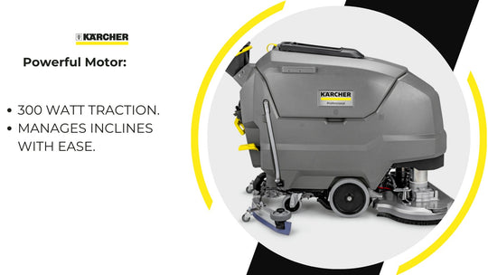Karcher Scrubber Drier BD 80/100 W Bp Classic With AGM batteries & Shelf charger - Scrubbers