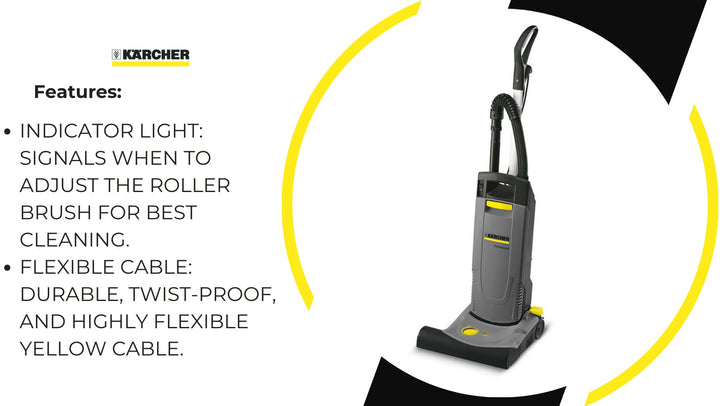 Karcher Upright brush-type vacuum cleaner CV 38 features