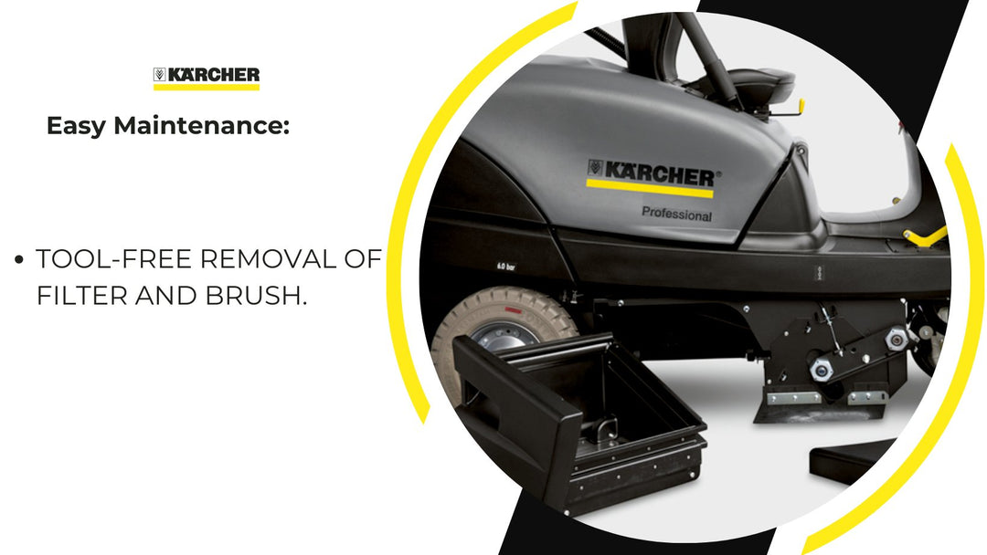 Karcher Vacuum Sweeper KM 100/100 R Bp - Sweepers