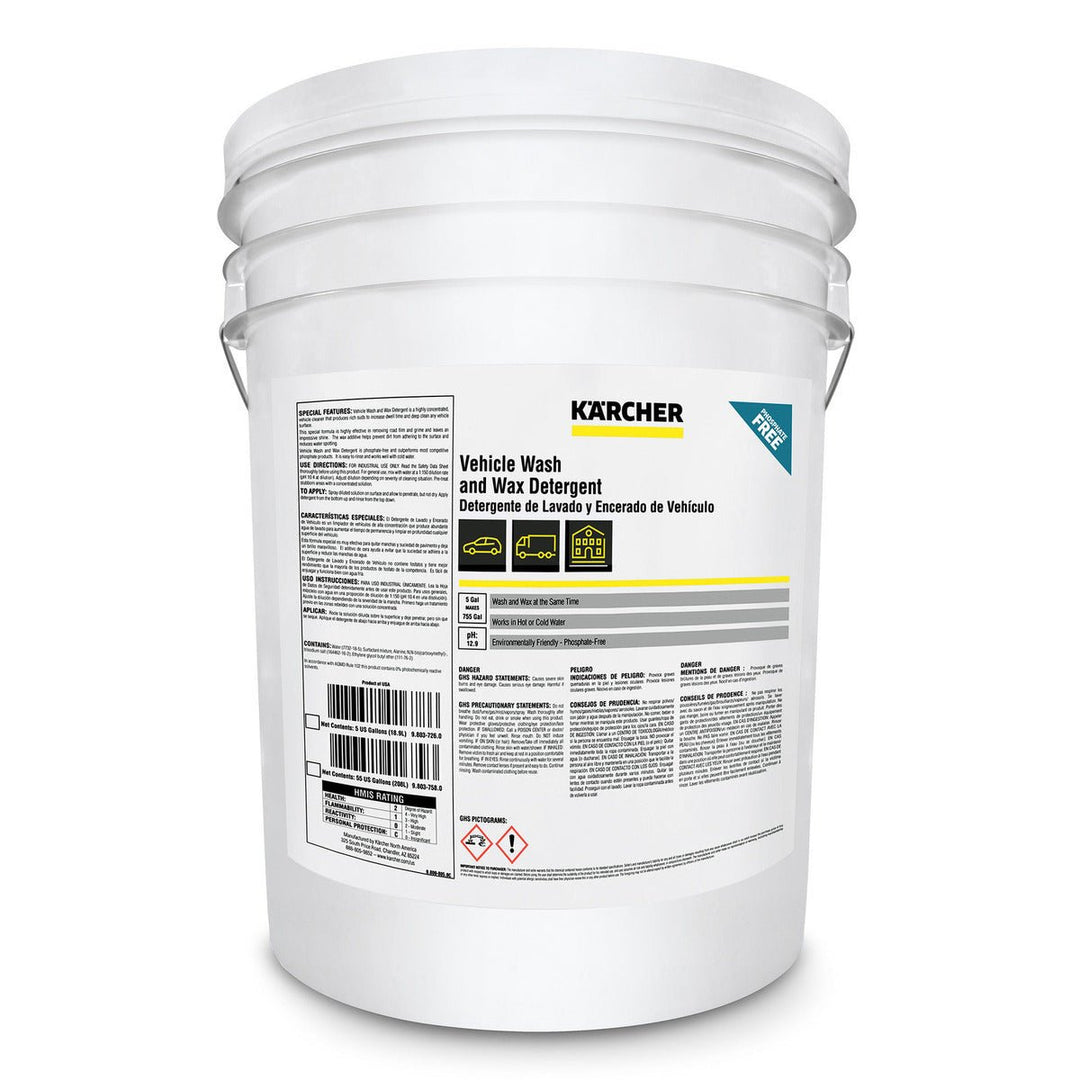 Karcher Vehicle Wash and Wax Detergent 