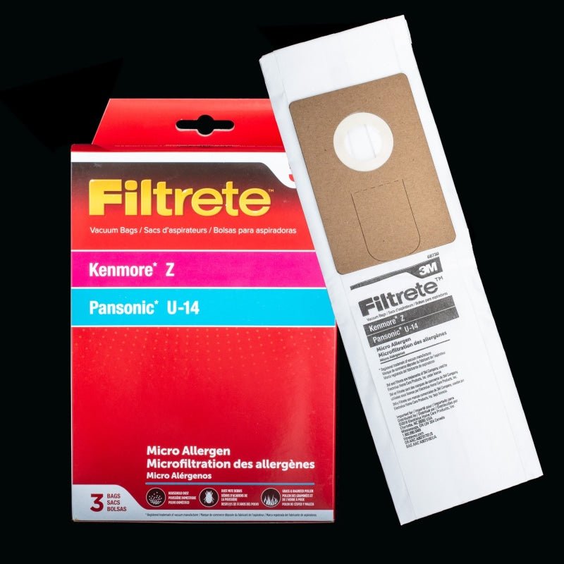 Kenmore 3M Filtrete Z/ Panasonic 3M Filtrete Bag U-14 - Vacuum Bags