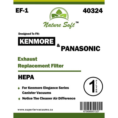 Kenmore/ Panasonic HEPA Exhaust Filter - EF1 -#86889 - Vacuum Filters