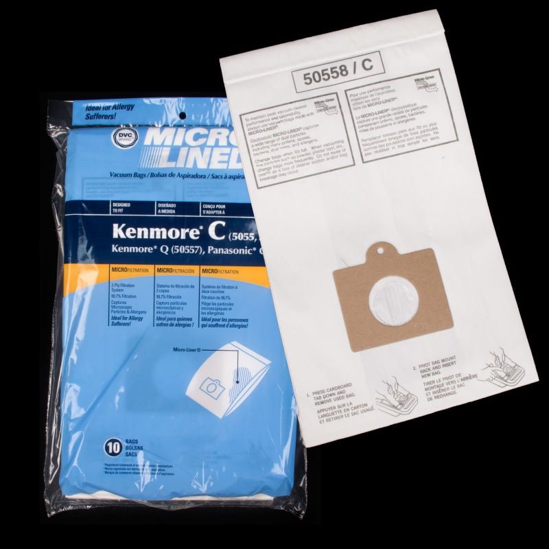 Kenmore/ Panasonic Paper Bag Type C Q - Vacuum Bags