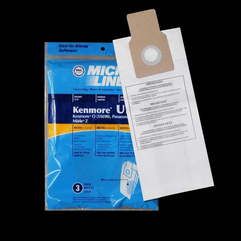 Kenmore Paper Bag Type U O - Vacuum Bags