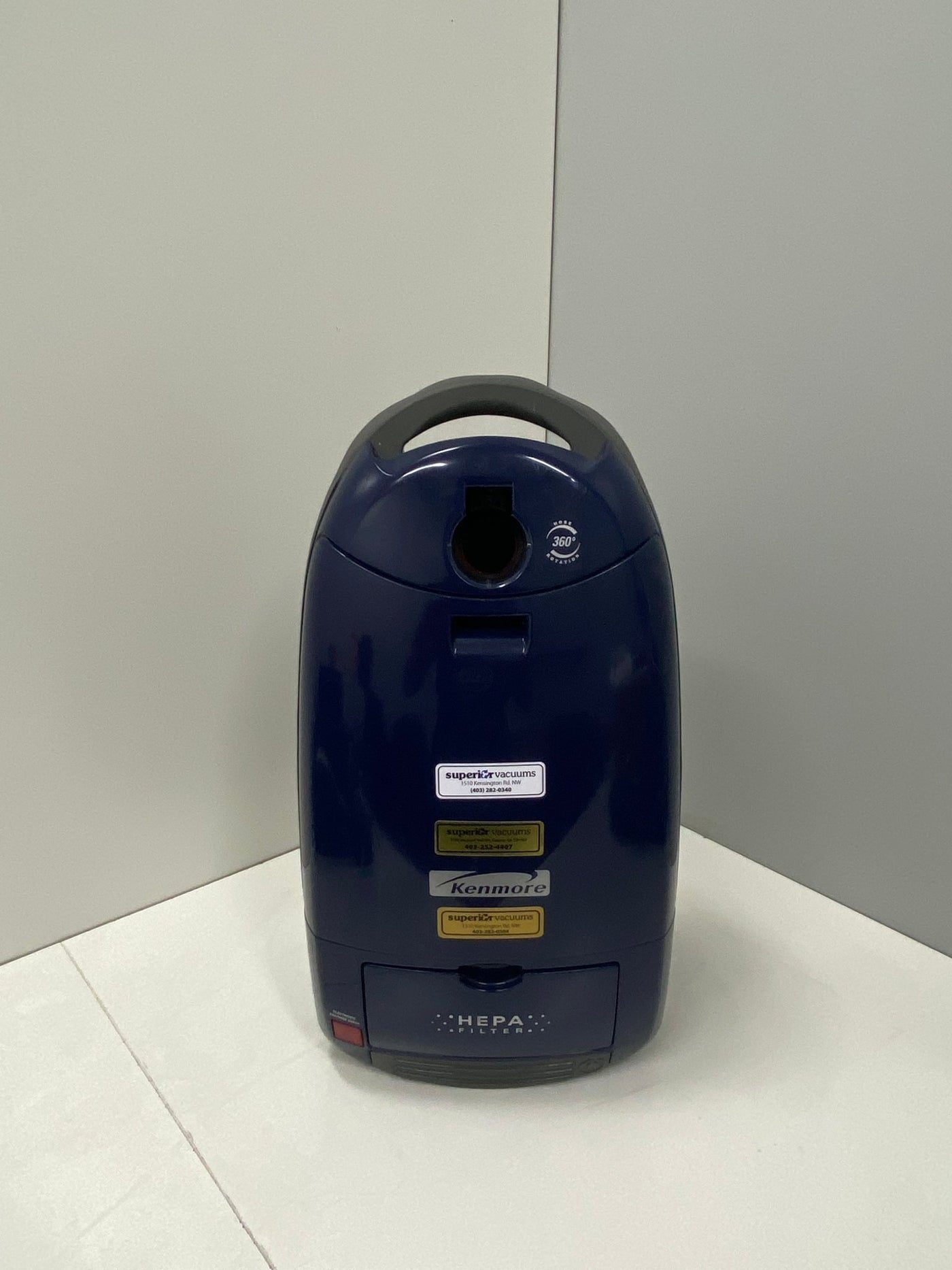 Kenmore Power-Mate Bagged Canister Vacuum with HEPA Filtration