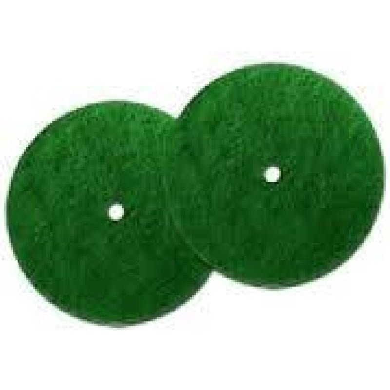 Koblenz OEM Scrub Pad Green With Retainer - 2 Pack - Floor Polisher