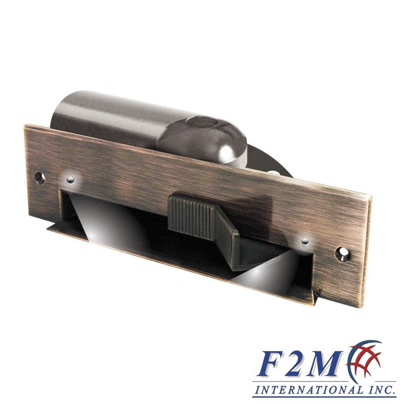 Central Vacuum Automatic Dustpan Sweep Inlet With Led - Copper Flush Mount - Central Vacuum Parts